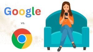 google vs google chrome